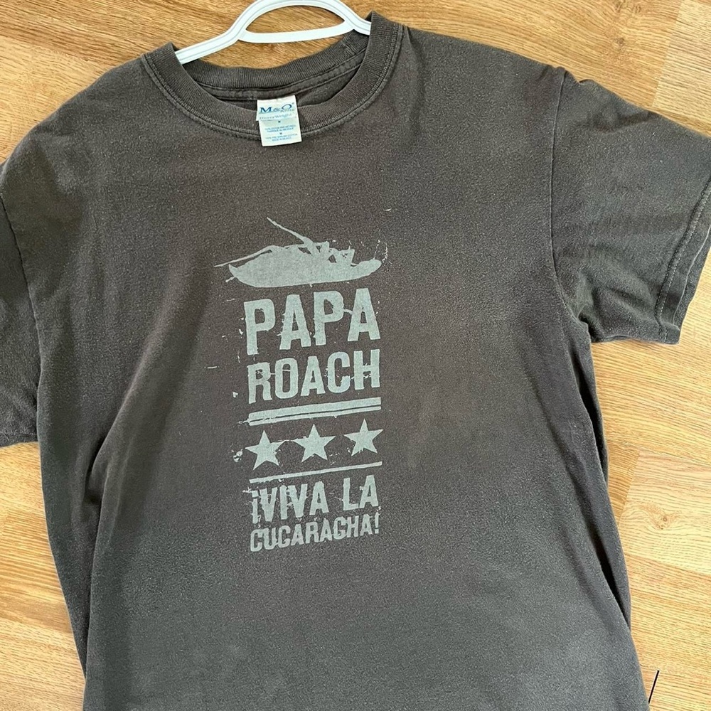 Vintage Papa Roach 2005 Band Tour Shirt Graphic Tee
